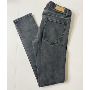 MNML Jeans Men's 31x31 Gray Black Distressed Slim Fit Stretch‎ Grunge Rock Alt